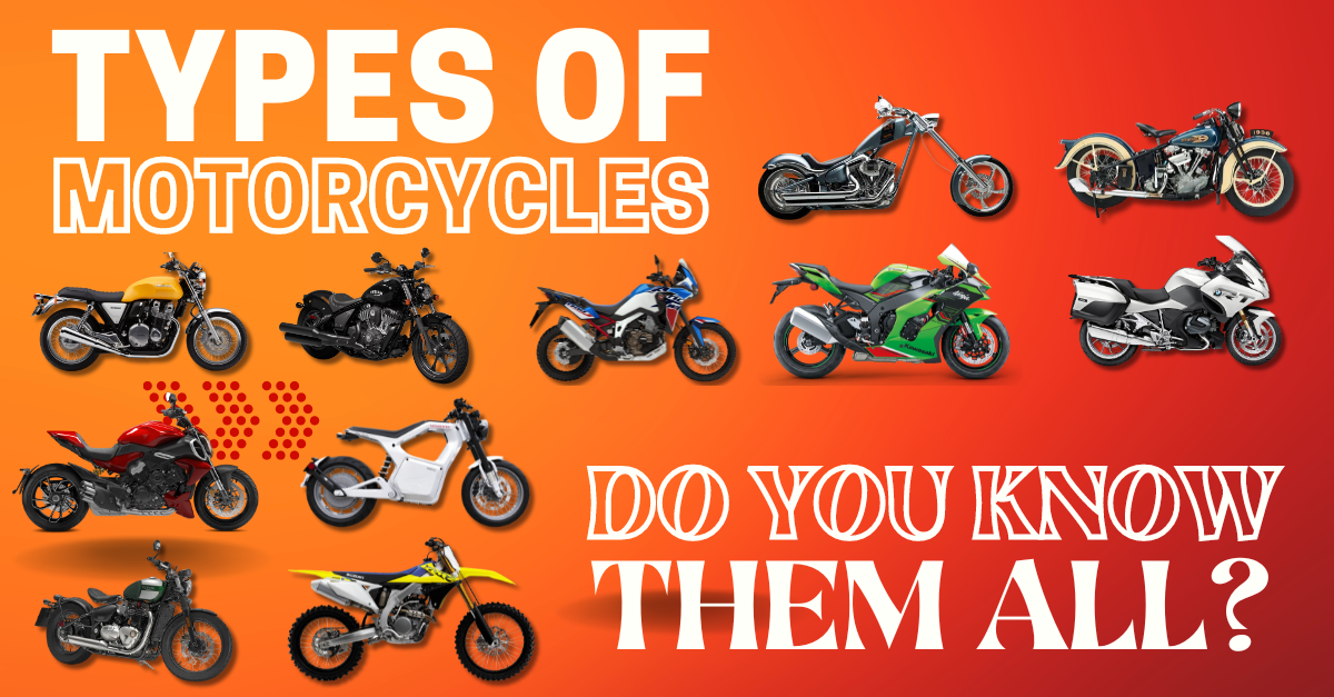 24 Types of Motorcycles – Do you really know them all?