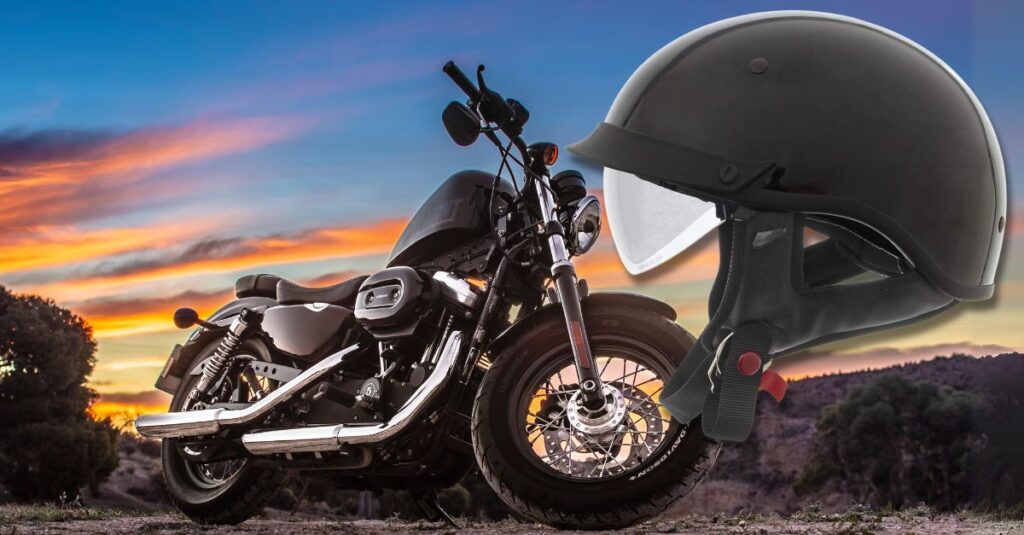 Types of Motorcycle Helmets-Half Helmets