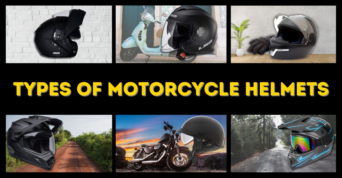 Exploring the Diversity: 6 Types of Motorcycle Helmets You Need to Know